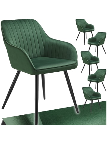 Polstersessel gepolstert, in Samtoptik, gesteppt, 58 x 62 x 82 cm