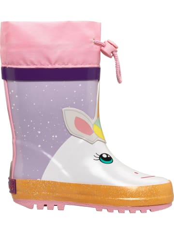 Gummistiefel Einhorn in Flieder