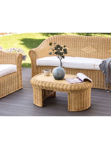Couchtisch LIVADEIA in Naturfarben - (W) 96 x (H) 40 x (L) 60 cm