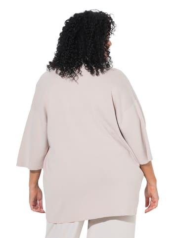 Strickjacke in graubeige