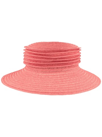 Strohhut in rosa