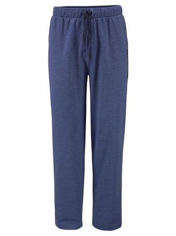 Relaxhose in blau-meliert