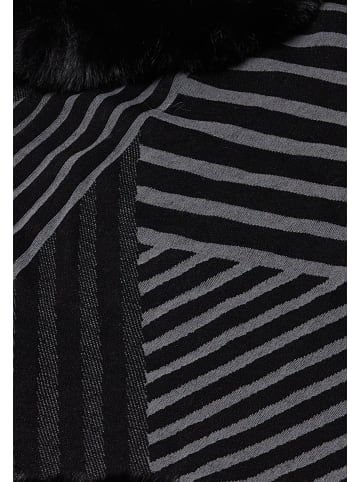 Damen Poncho in Schwarz