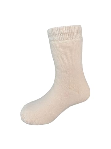 3er-Set: Antirutschsocken Vollplüsch in Beige