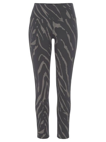 Leggings in dunkelgrau-taupe