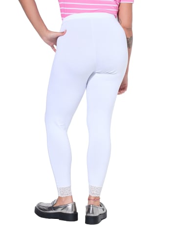 Leggings in schneeweiß