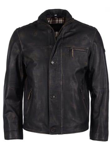 Lederjacke 1416 in schwarz