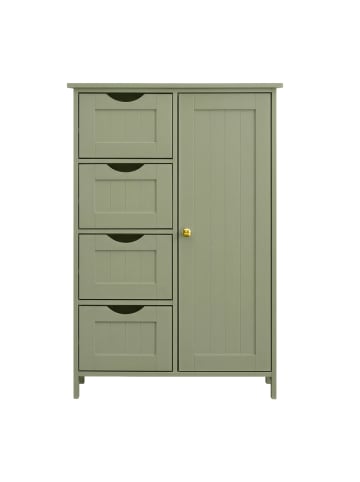 Badezimmerschrank Sofie in Lorbeergrün - (B)30 x (H)82 x (T)55 cm