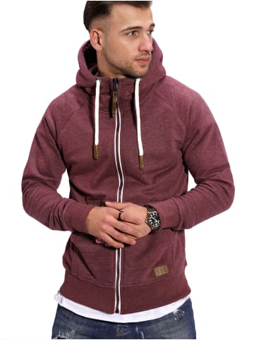 Sweatjacke BHTANSER in weinrot