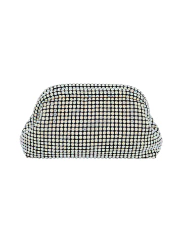 Women Clutch in Silver Multicolor