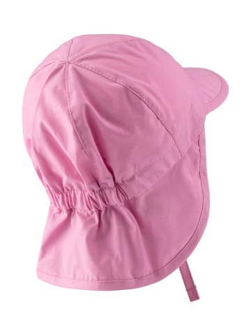 Schirmmütze mit Nackenschutz uni in rosa