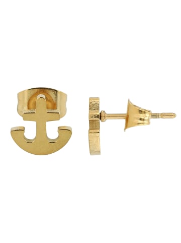 Unisex Ohrringe – Ohrstecker aus Edelstahl in gold