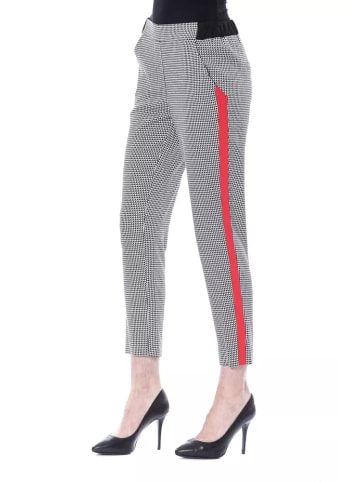 Schwarz Viskose Damen Hose
