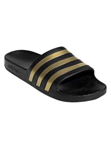 Badeschuhe Adilette Aqua in Schwarz