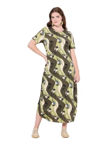 Midikleid in khakibraun