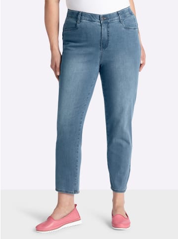 Jeans in blue-bleached