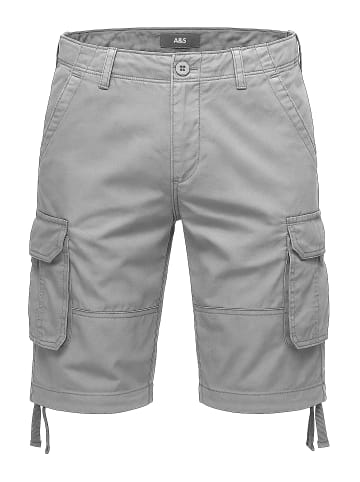 Cargo Shorts Bermuda mit Taschen in Hellgrau