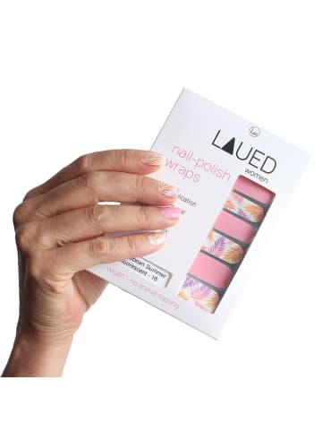 LAUED Nagelfolien fluorescent in Caribbean Summer