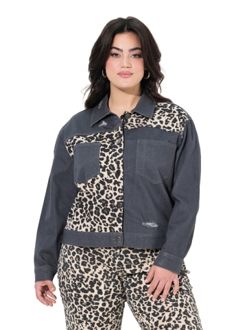 Jacke in grey denim