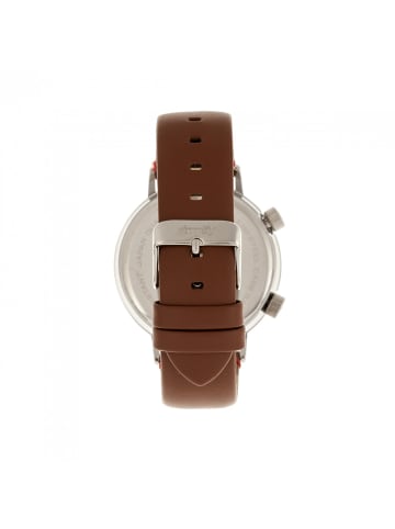 Die 3300 Lederarmbanduhr in Brown/Navy