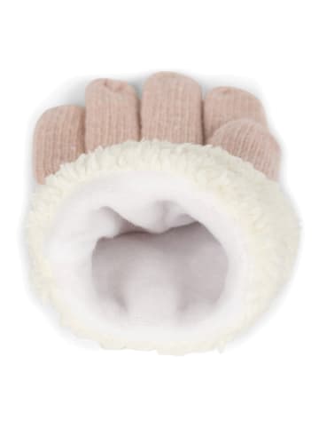 Strickhandschuhe in Altrose