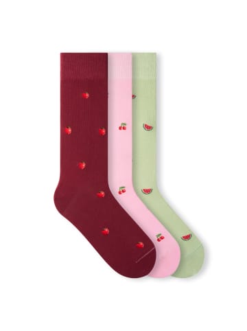 Motivsocken Icon Bundle in Apple/Cherry/Watermelon