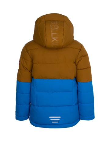 Winterjacke "Gryllefjord" in Bronze/Azurblau/Marine