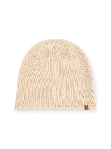 Strickbeanie aus Kaschmir in Beige