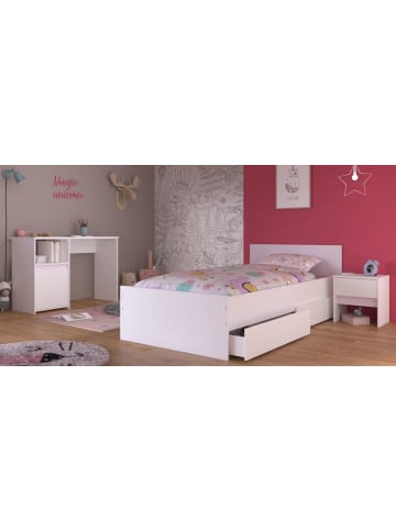Kinderzimmer Set 3-tlg. Stauraumbett 90x200 Nachttisch und Schreibtisch