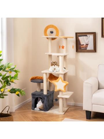 Kratzbaum in Beige