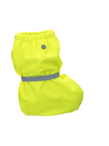 Regenfüßlinge mit Fleece-Futter in Neongelb