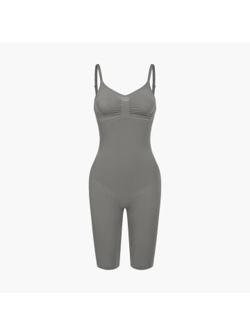 Figurformender Body mit Shorts in Graphit