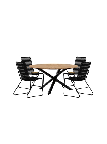 Schwarz 140 x 140 cm