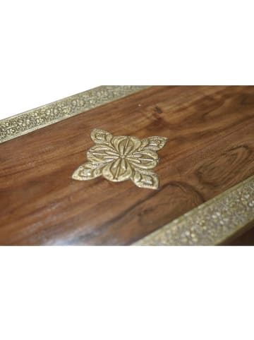 Sideboard aus Akazienholz in Gold