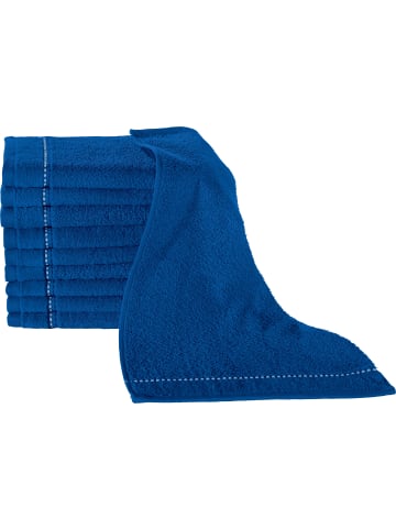 Frottier Gästetuch 10er-Pack Mannheim in royalblau