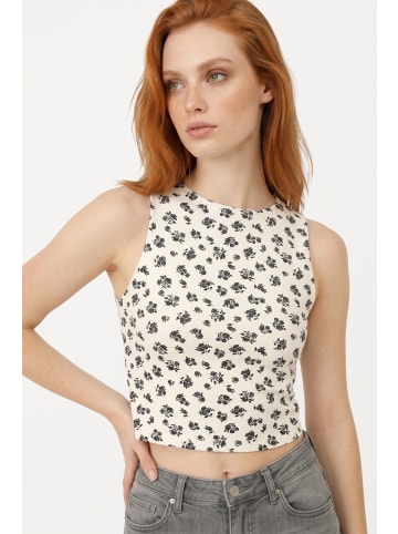 Blouse in Schwarz-Weiß
