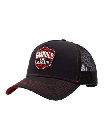 King Kerosin Trucker Cap Gashole in schwarz