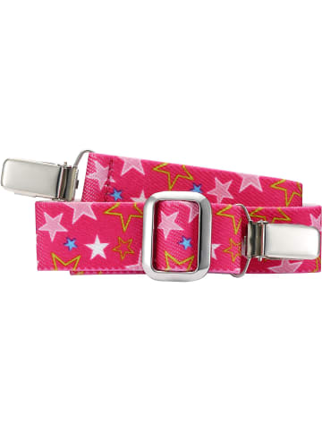 Elastik-Gürtel Clip Sterne in Pink