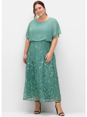 Abendkleid in rauchgrün