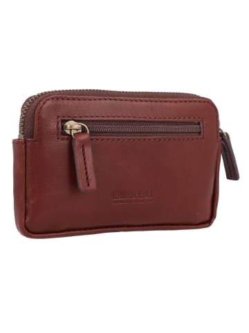 Cambridge Schlüsseletui Leder 13 cm rotbraun
