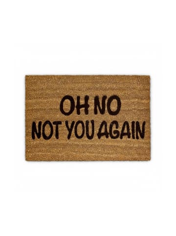 Fußmatte Oh No in Braun - (B)60 x (T)40 cm