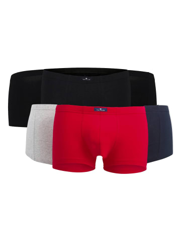 Boxershort 6er Pack in Schwarz/Marine/Rot/Grau