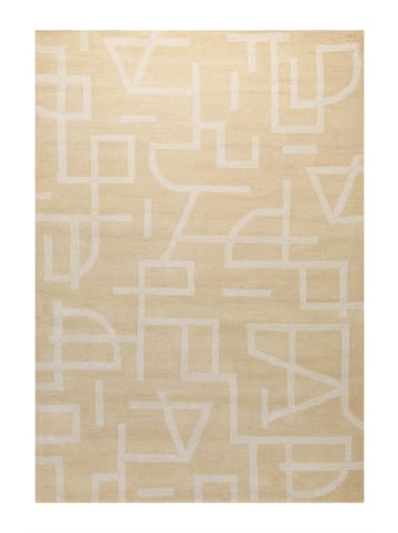 Teppich "Beatrice" in Sand Beige/Creme Weiß