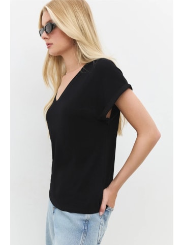 Shirt in Schwarz