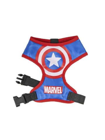 Avengers Hundegeschirr XS Größe für kleine Hunde im Marvel-Design in Blau