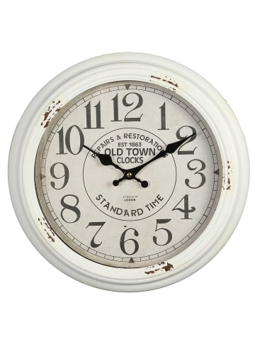 Wanduhr - weiss 37cm