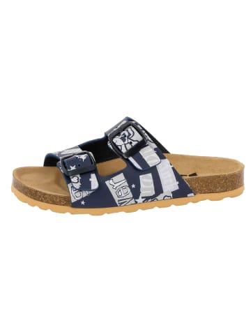 Pantolette "Bioline Rocky" in Blau