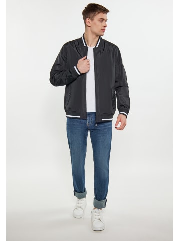 Herren Collegejacke in Schwarz