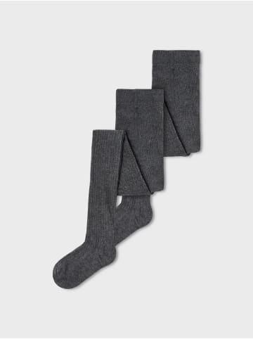 Strumpfhosen 2er Pack in dark grey melange