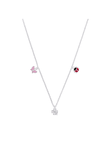 Kette mit Anhänger Silber 925, rhodiniert in Rosa